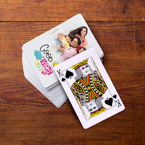 Personalised playing cards front and back sales